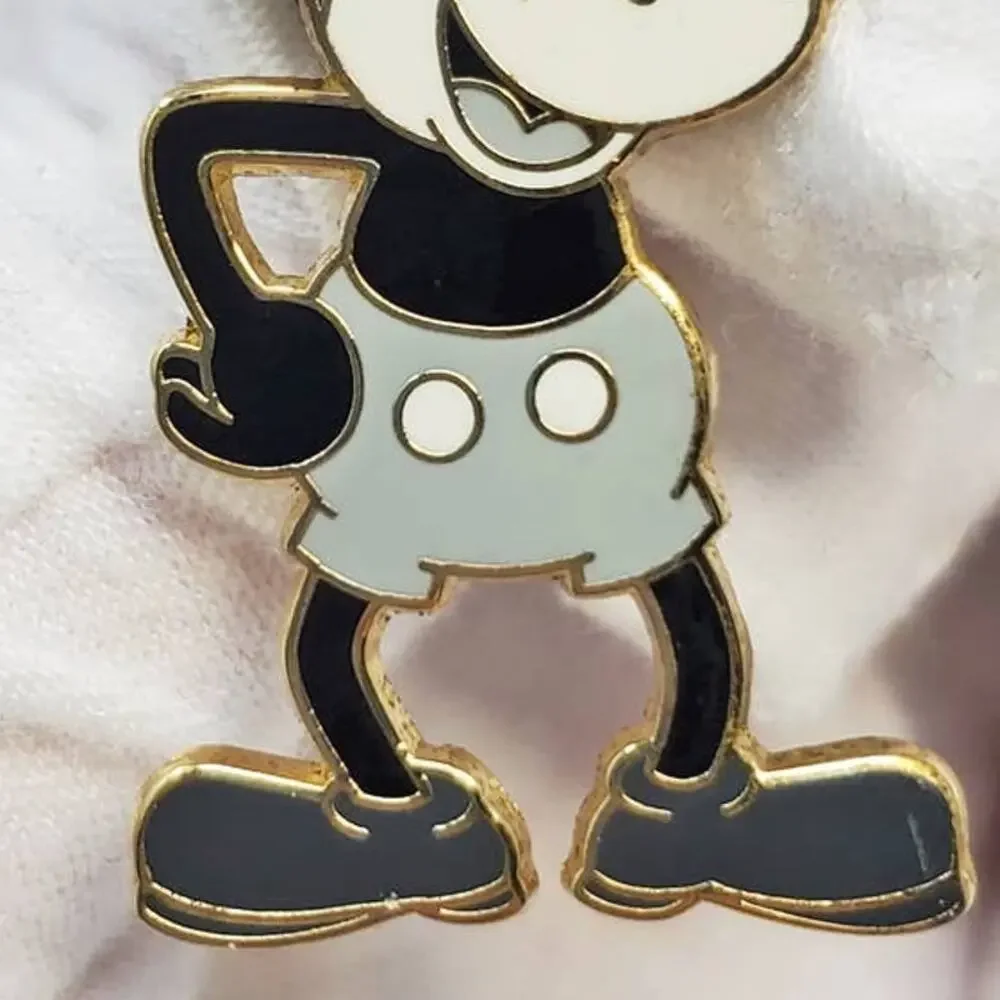 Disney Mickey Mouse as Steamboat Willie Classic Enamel Pin
